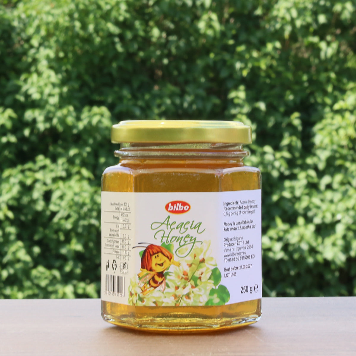 Суров мед от акация Bilbo • 250 g