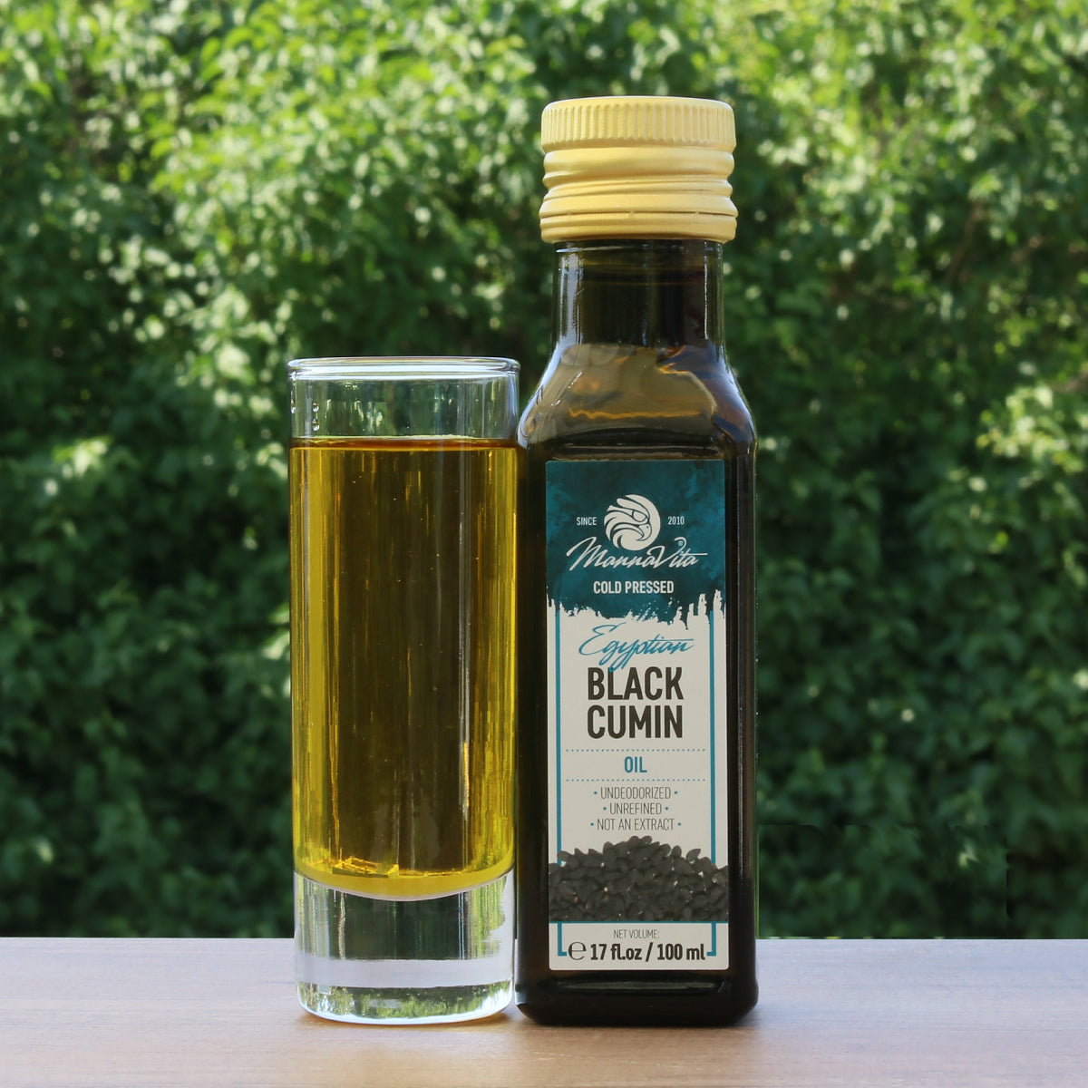 Студенопресовано масло от черен кимион Mannavita • 100 мл