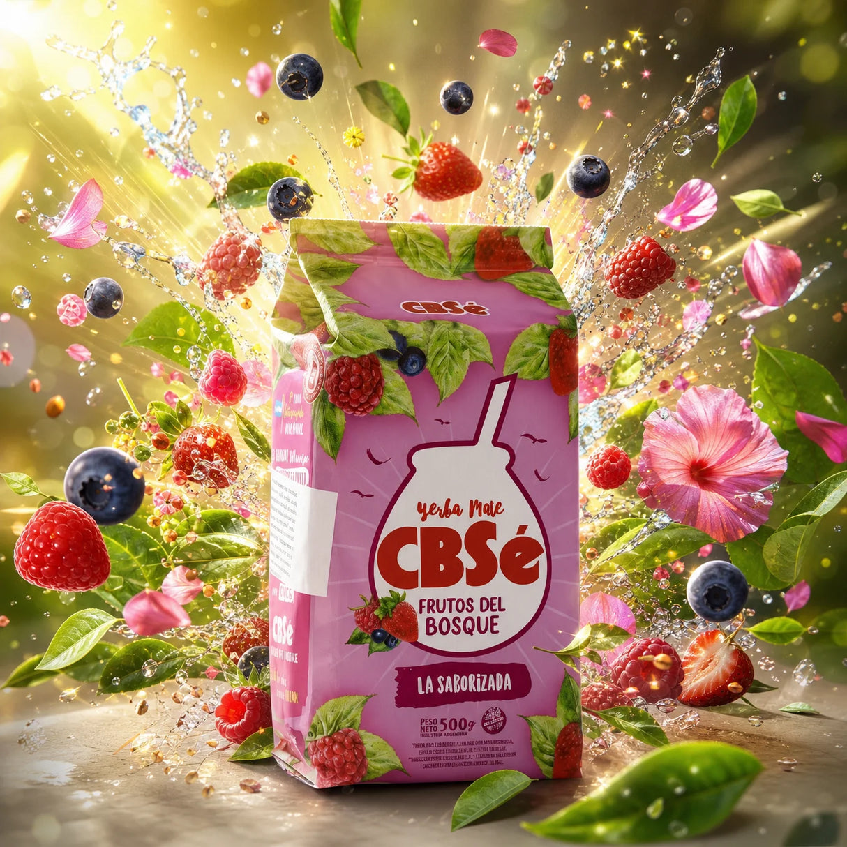 CBSé чай йерба мате • Горски плодове • 500 g