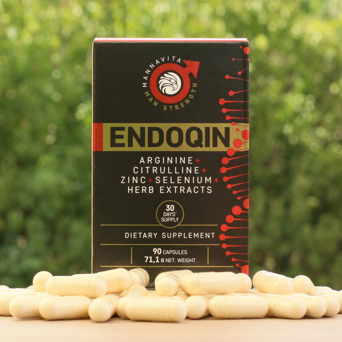 ENDOQIN Мъжка сила Форте • 90 капсули