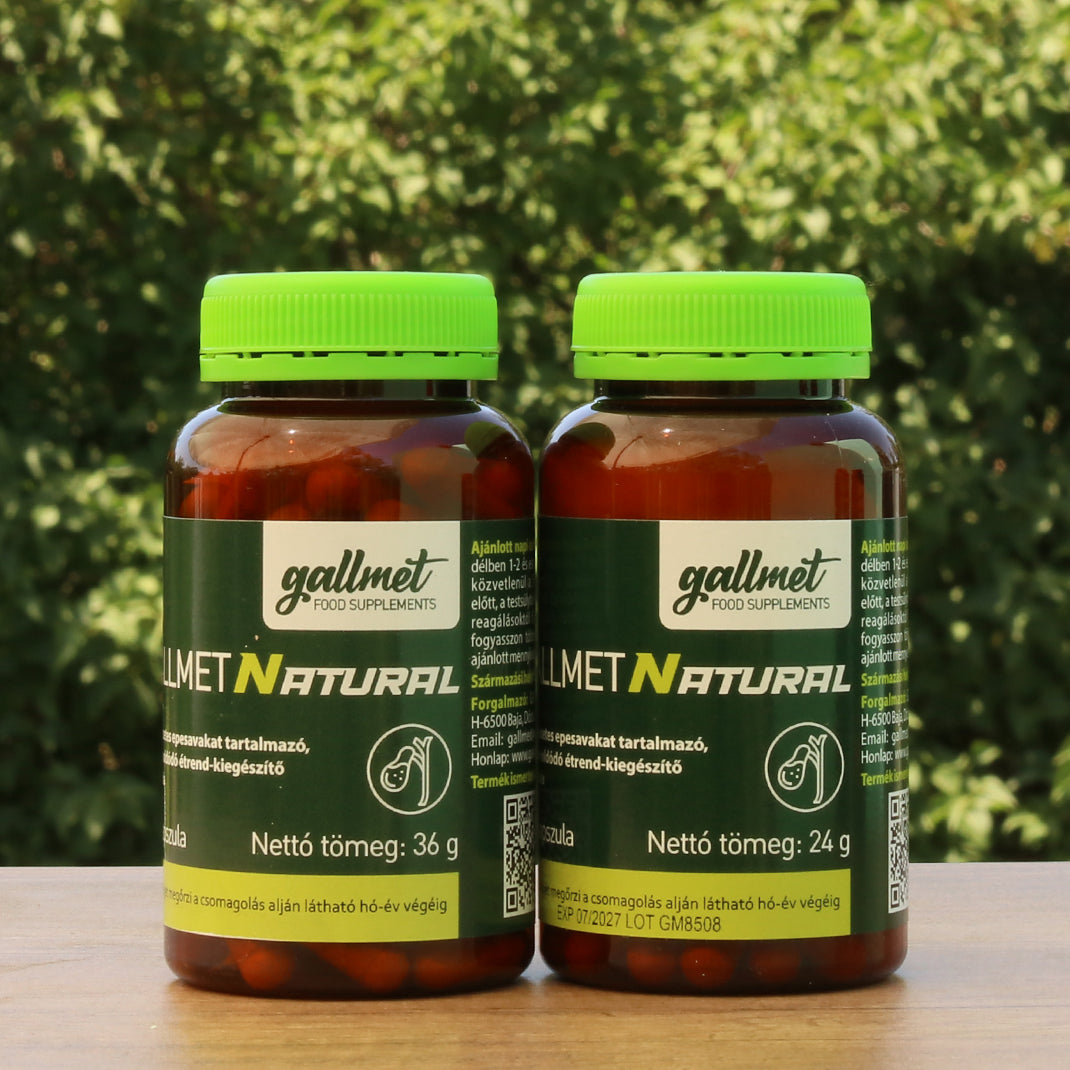 Gallmet Natural капсули с жлъчни киселини • 90 бр.