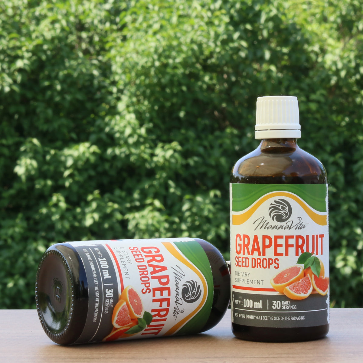 Капки от екстракт от семена на грейпфрут Mannavita • 100 мл