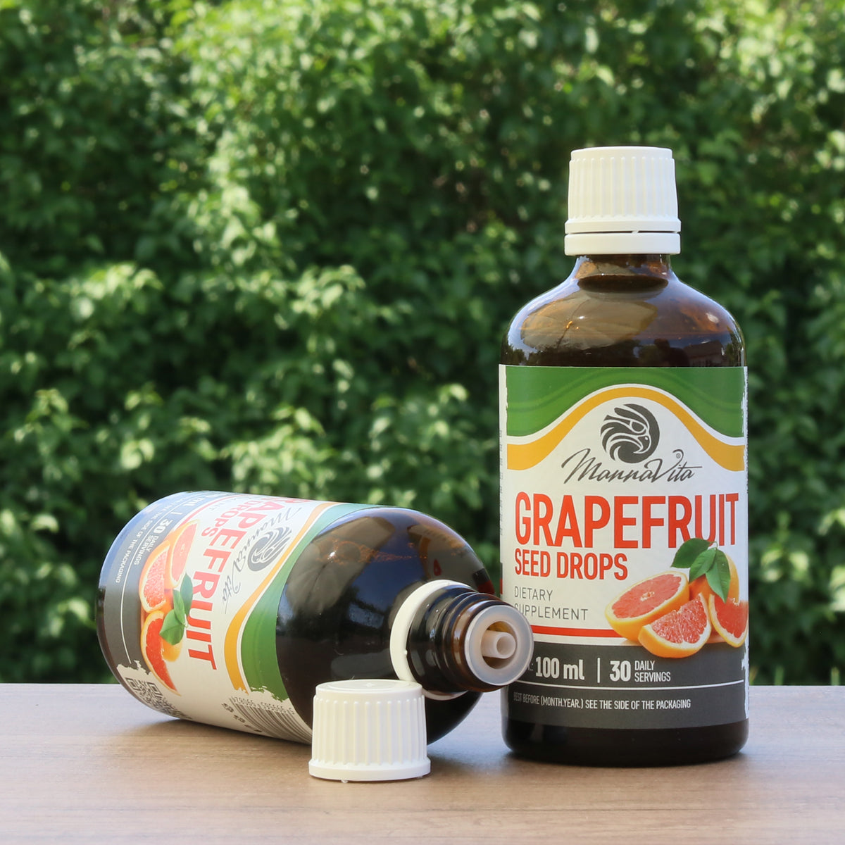 Капки от екстракт от семена на грейпфрут Mannavita • 100 мл