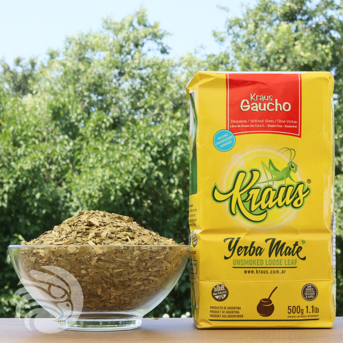 Йерба мате Kraus • Gaucho, Sin palo – без дръжки • 500 g