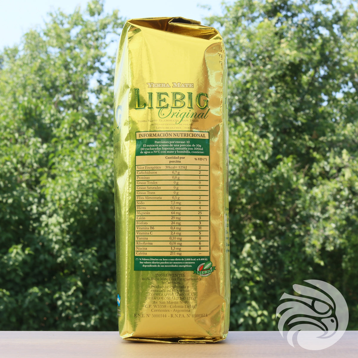 Liebig Original чай йерба мате • Приготвен със стъбла • 500 g