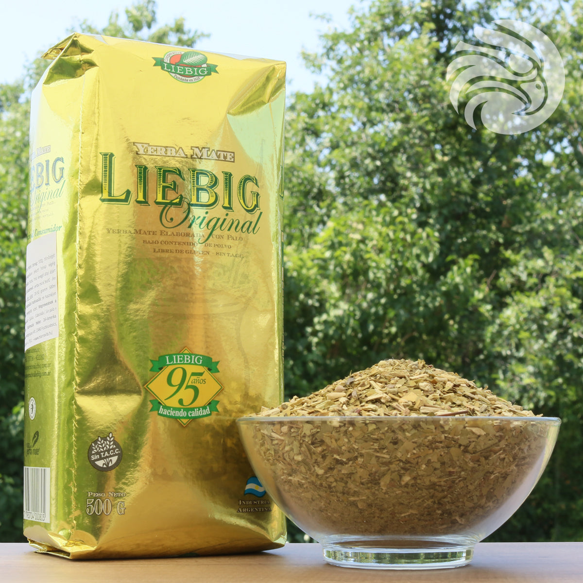 Liebig Original чай йерба мате • Приготвен със стъбла • 500 g