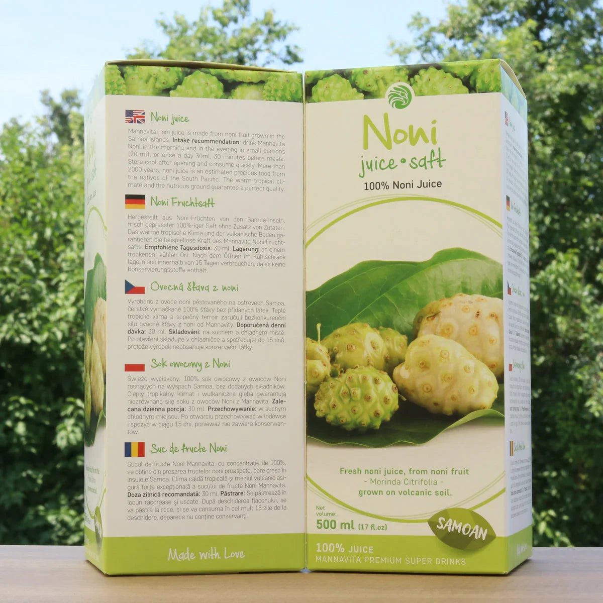 Mannavita Noni 100% pure pressed juice • 500 ml - Mannavita