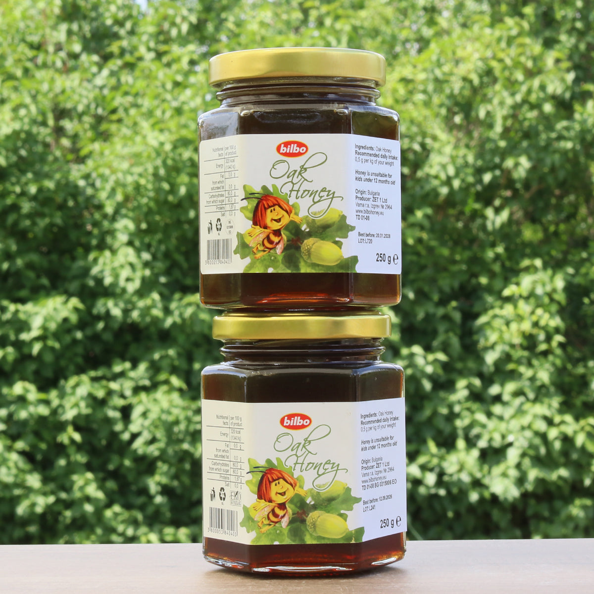 Суров дъбов мед Bilbo • 250 g