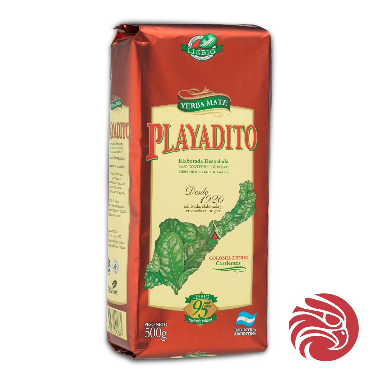 Йерба мате Playadito • Elaborada DESPALADA • 500 g