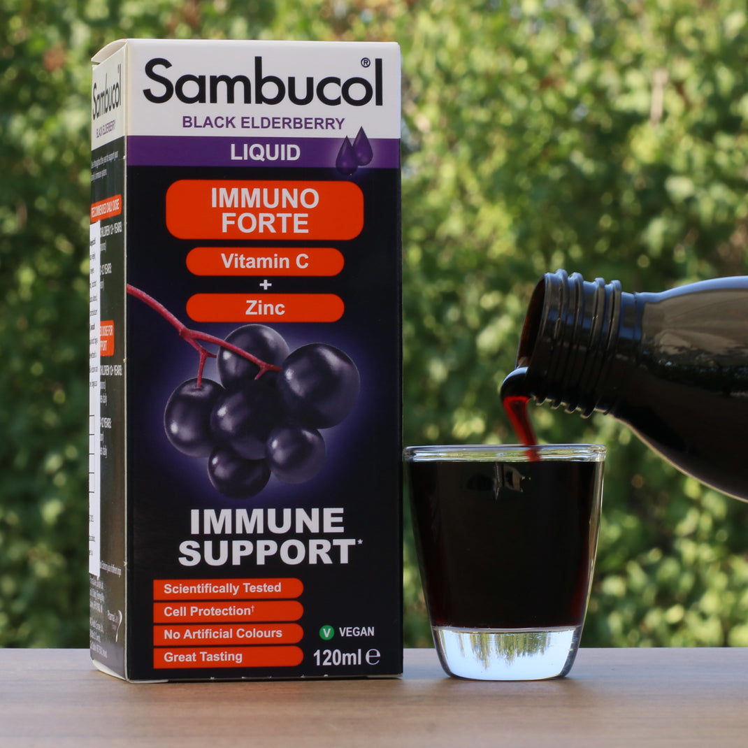 Сироп от черен бъз Sambucol, Immuno Forte • 120 ml