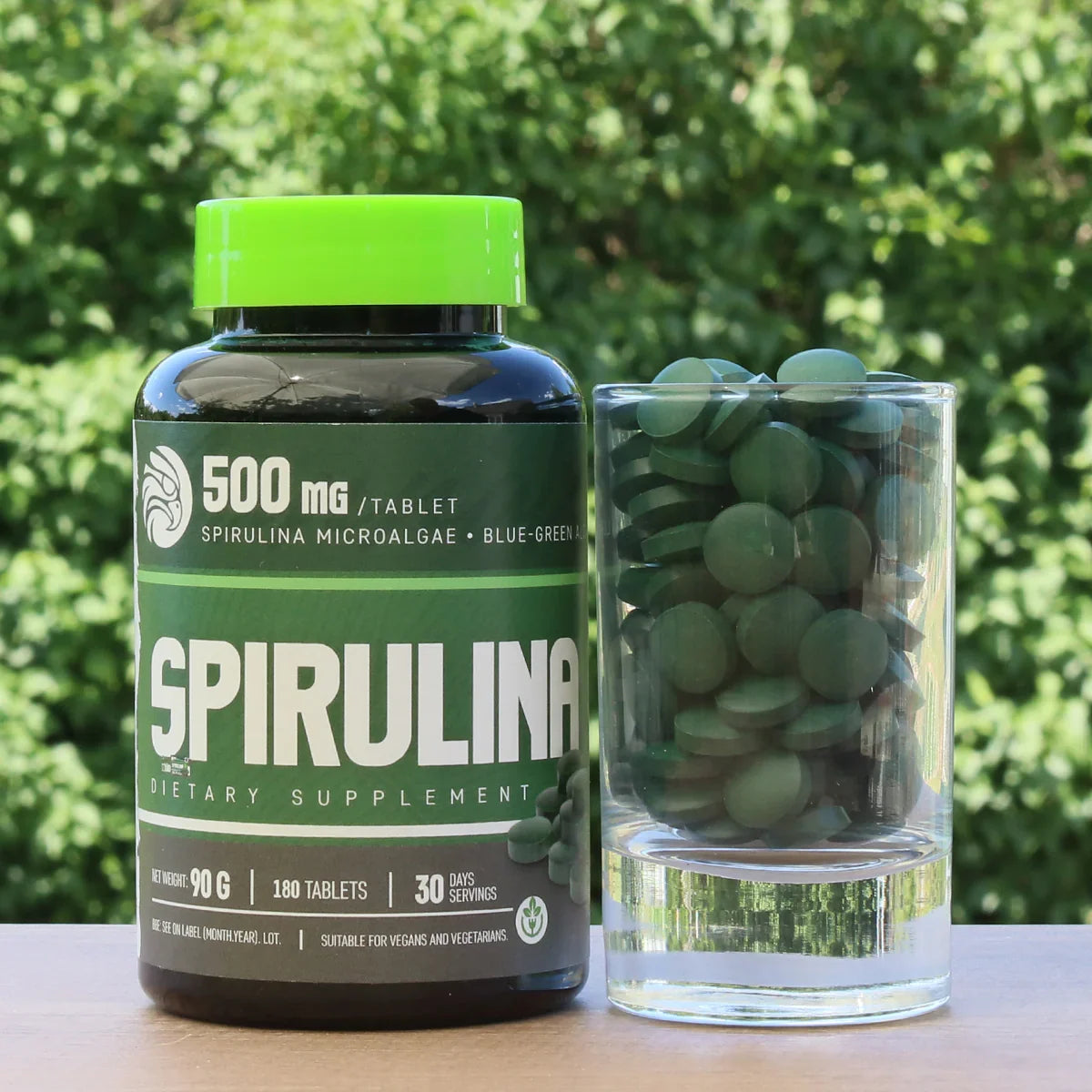 Mannavita Spirulina 500 mg tablets • 180 pcs. - Mannavita