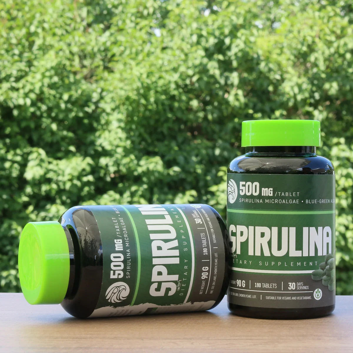 Mannavita Spirulina 500 mg tablets • 180 pcs. - Mannavita