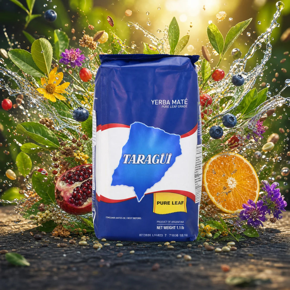 Чай йерба мате Taragüi • Чист лист - Sin palo • 500 g