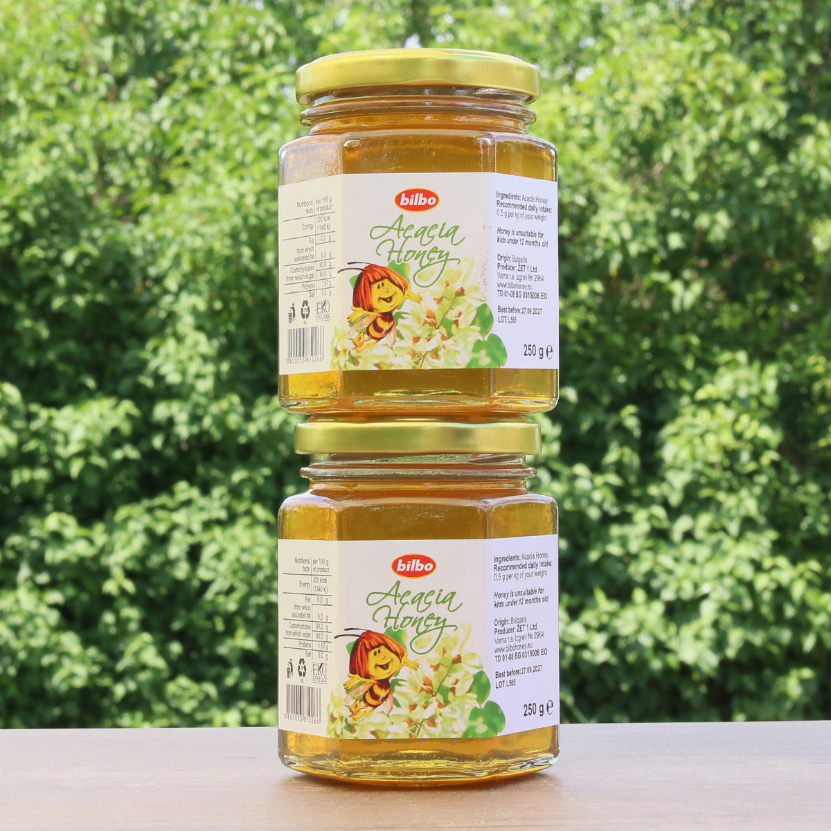 Суров мед от акация Bilbo • 250 g