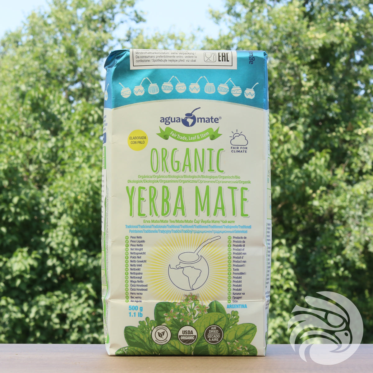 Aguamate Органична йерба мате • С дръжки • 500 g