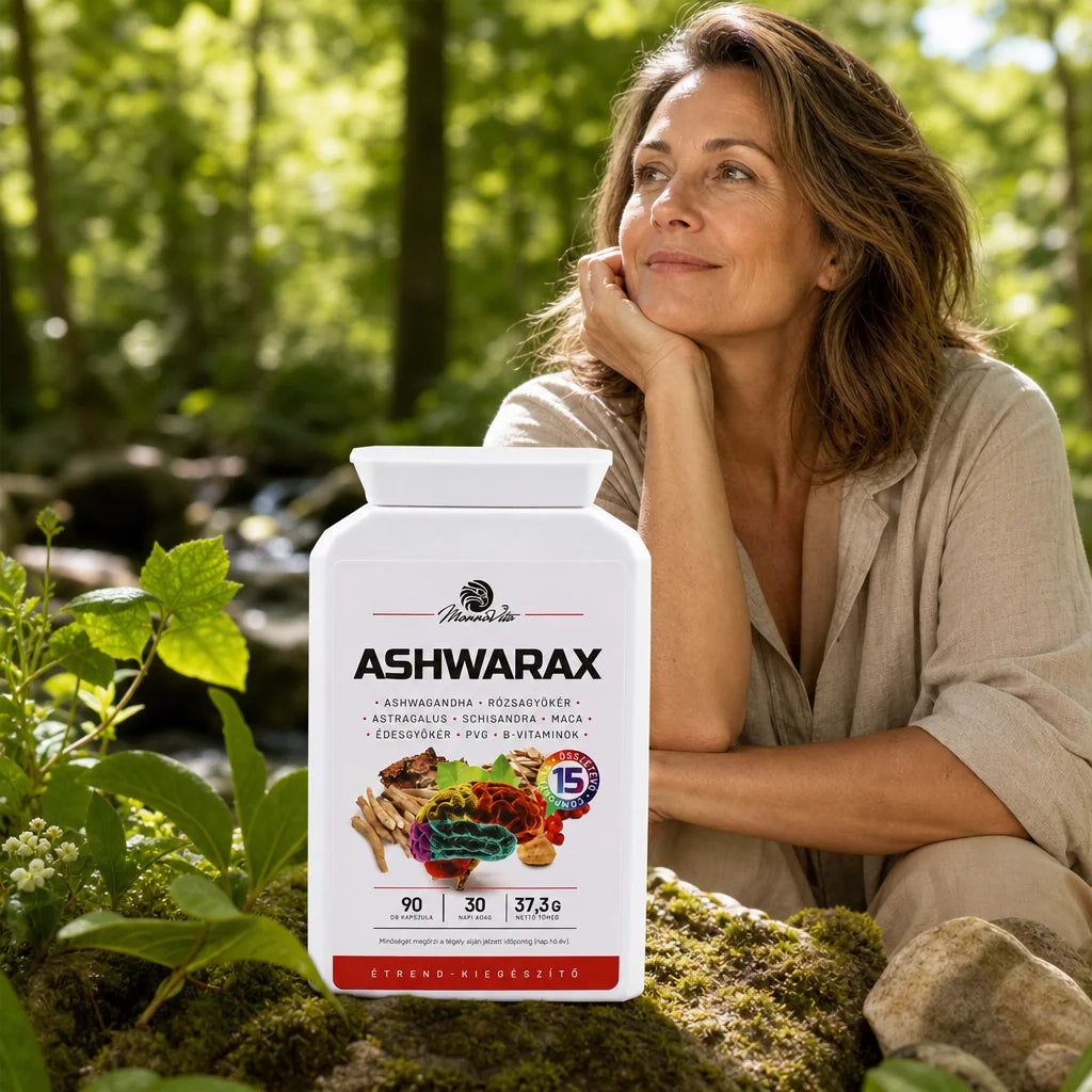 Ashwarax за облекчаване на тревожност, паника и безсъние • 90 капсули