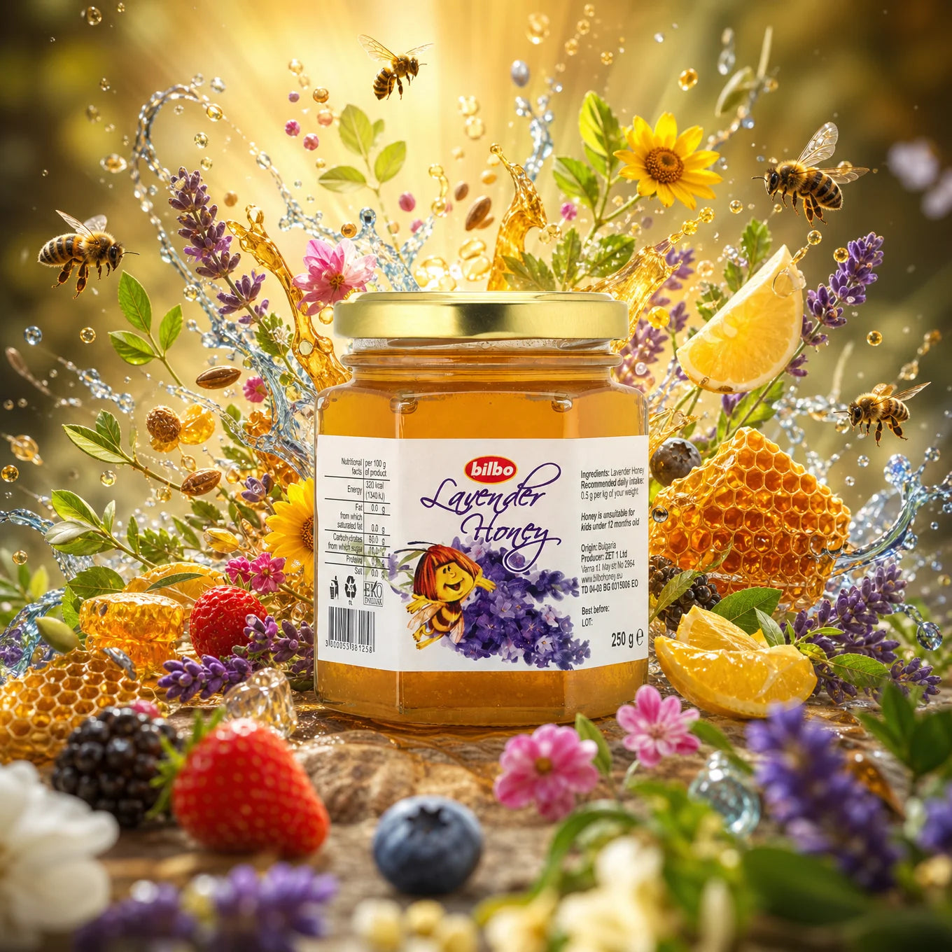 Билбо суров какаов мед • 250 g