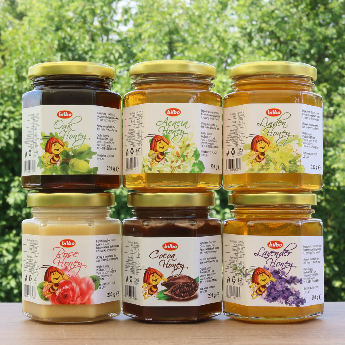 Суров мед от акация Bilbo • 250 g