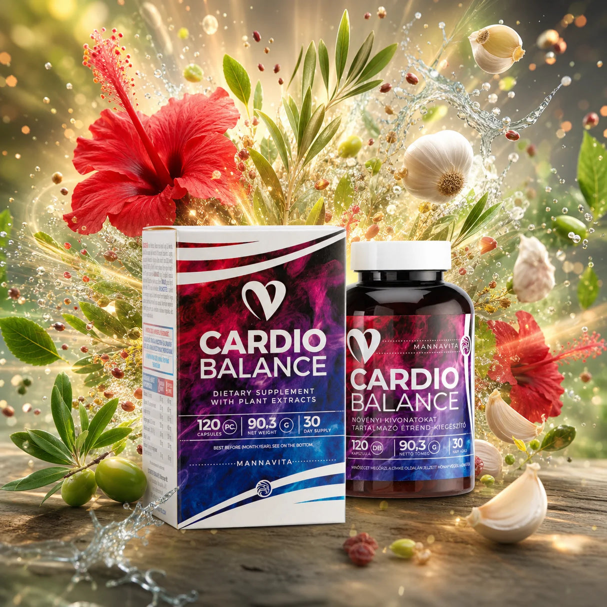 CARDIO Balance комплекс за кръвно налягане • 120 капсули