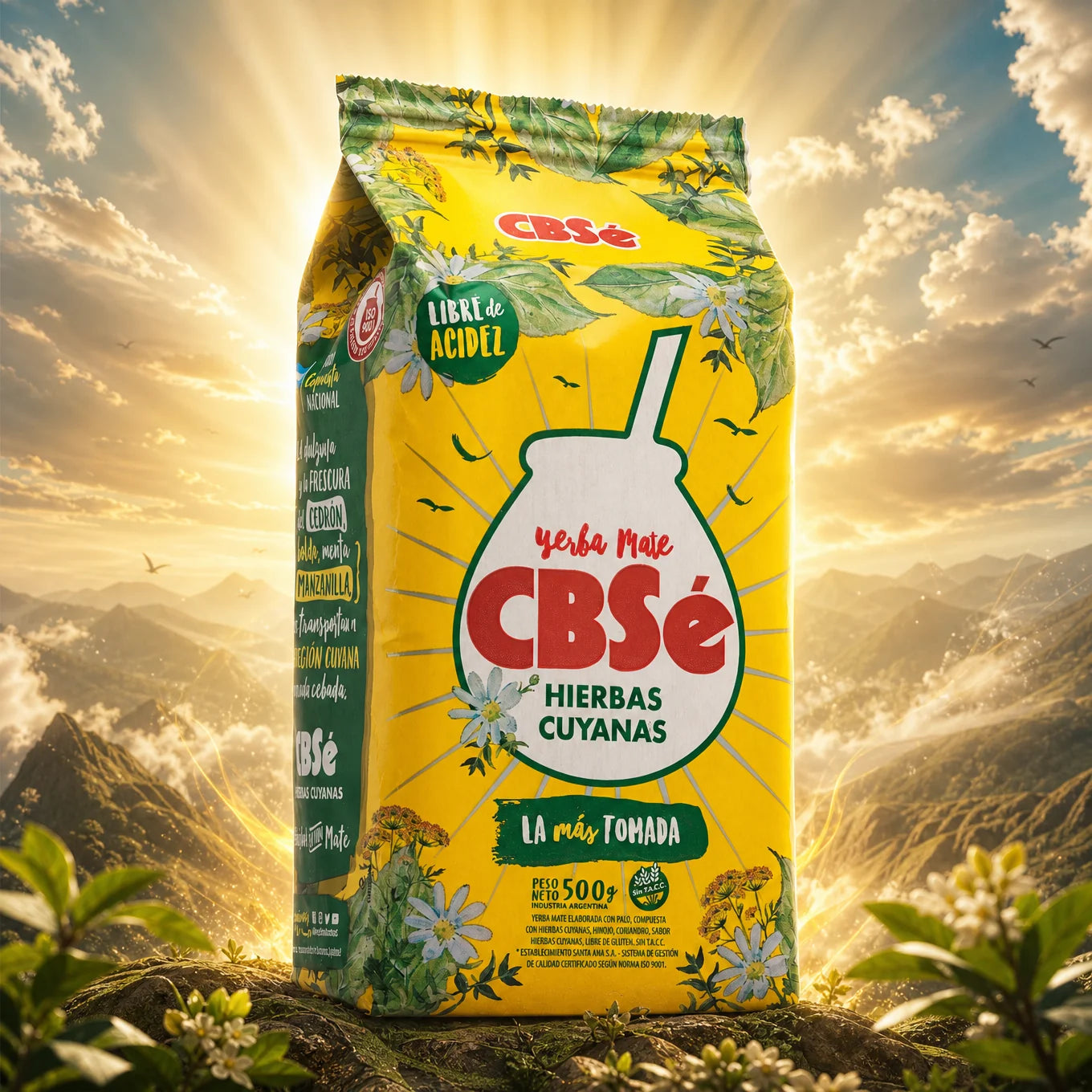 CBSé чай мате (йерба мате) • Лимон - Limón • 500 g