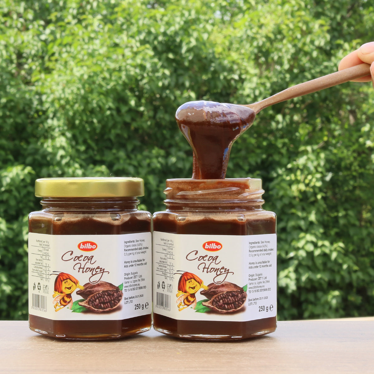 Билбо суров какаов мед • 250 g