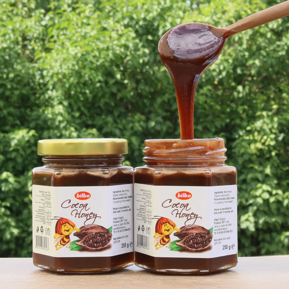Билбо суров какаов мед • 250 g