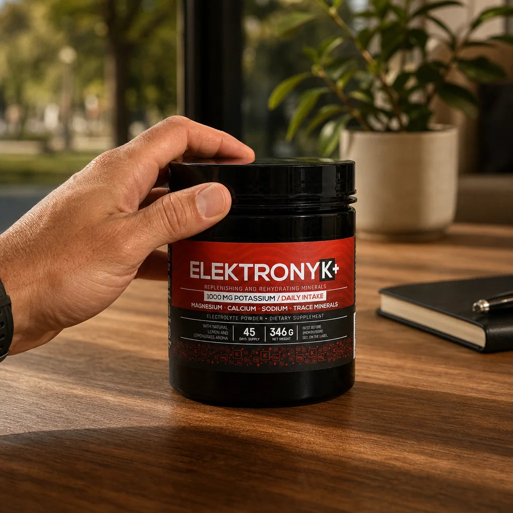 Електролитен прах ElektronyK+ • 1000 mg калий с глицин • СЛАДЪК, 402g