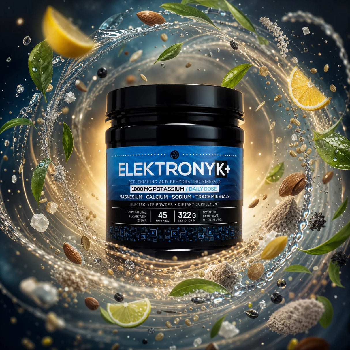 ElektronyK+ електролитен прах с 1000 mg калий • 322g