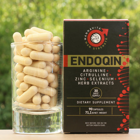 ENDOQIN Мъжка сила Форте • 90 капсули