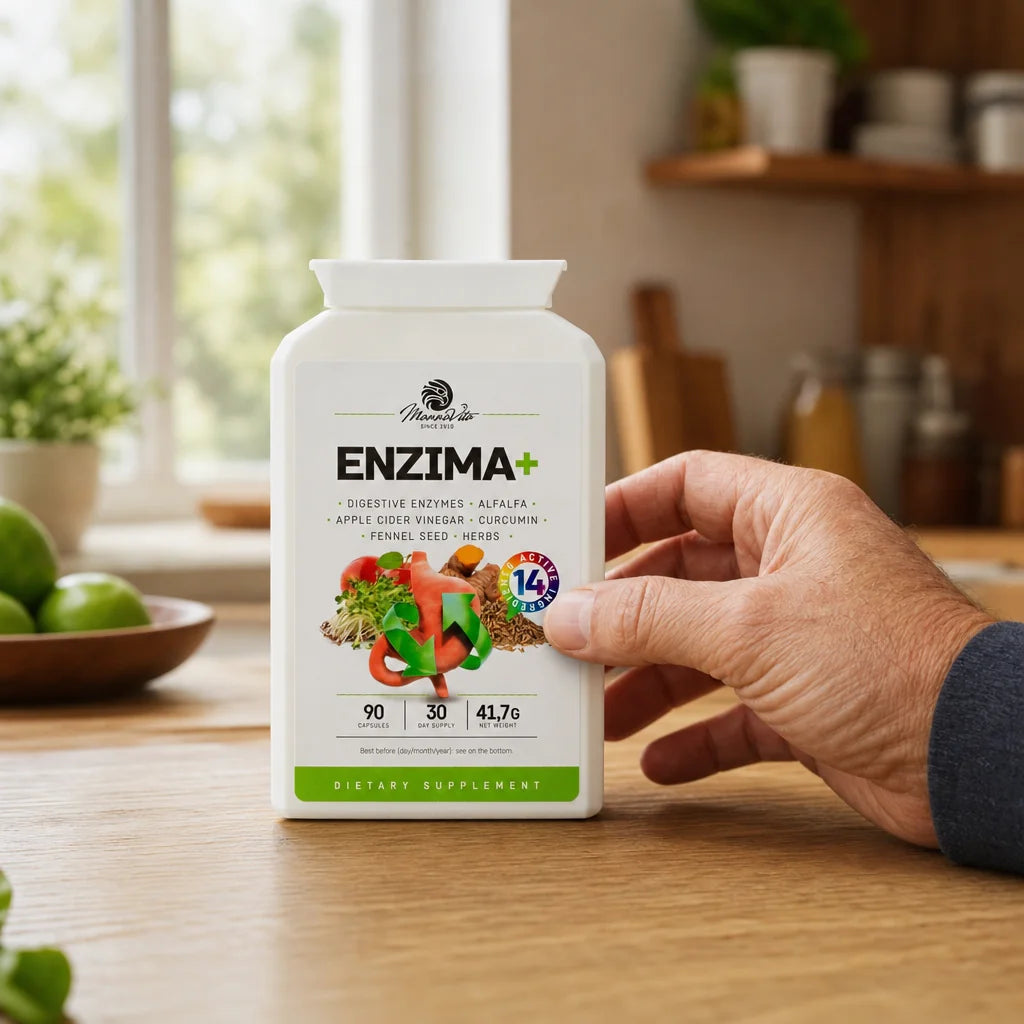 Комплекс храносмилателни ензими ENZIMA+ с Бетаин HCL • 90 капсули