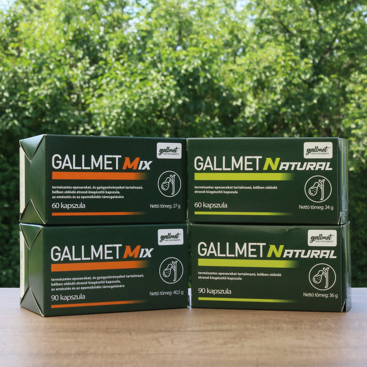 Gallmet Mix капсули с жлъчни киселини и билки • 60 бр.