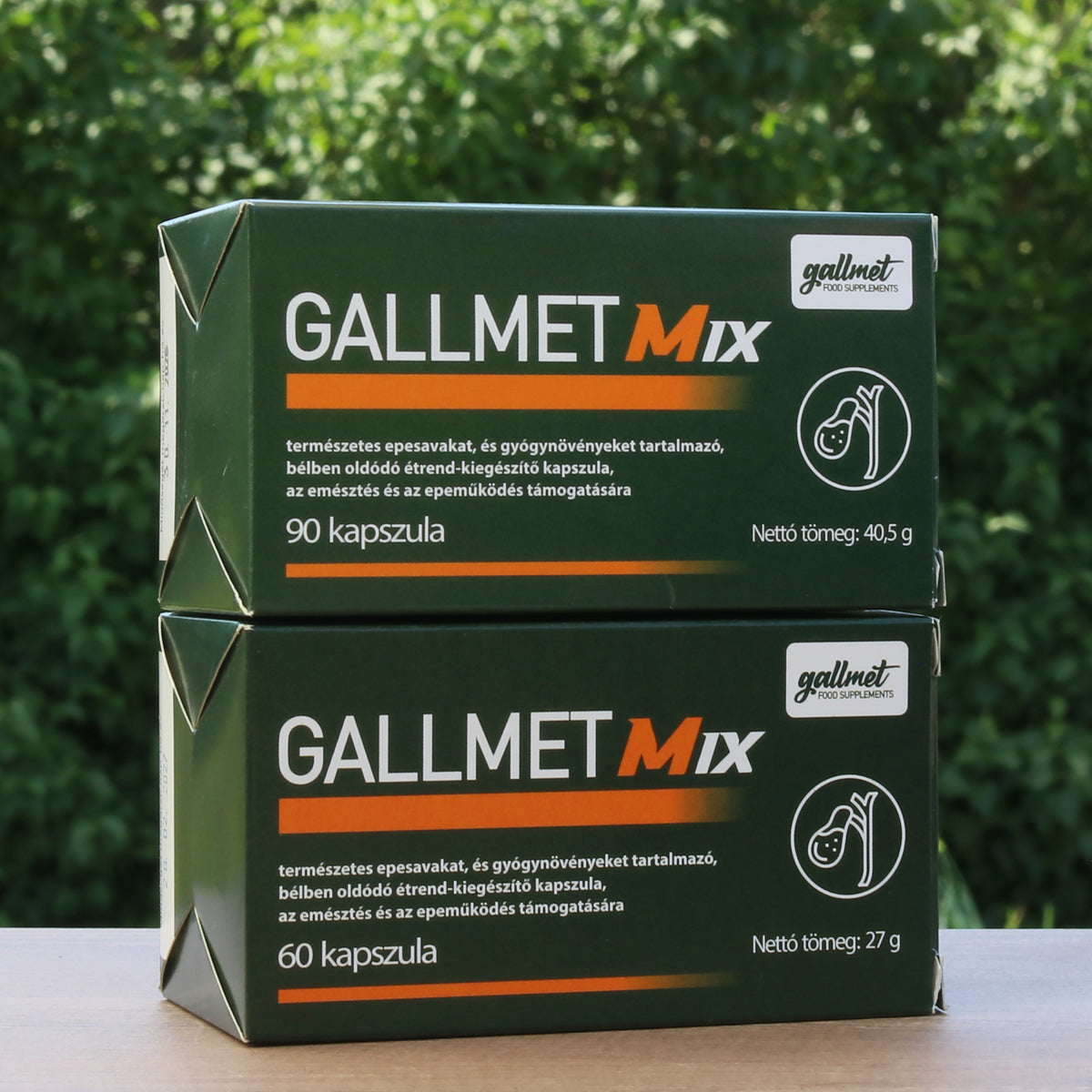 Gallmet Mix капсули с жлъчни киселини и билки • 60 бр.
