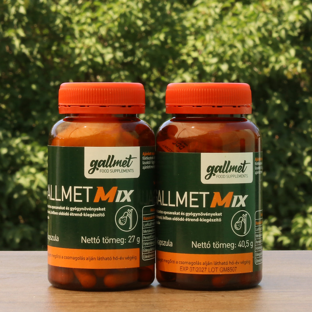 Gallmet Mix капсули с жлъчни киселини и билки • 60 бр.