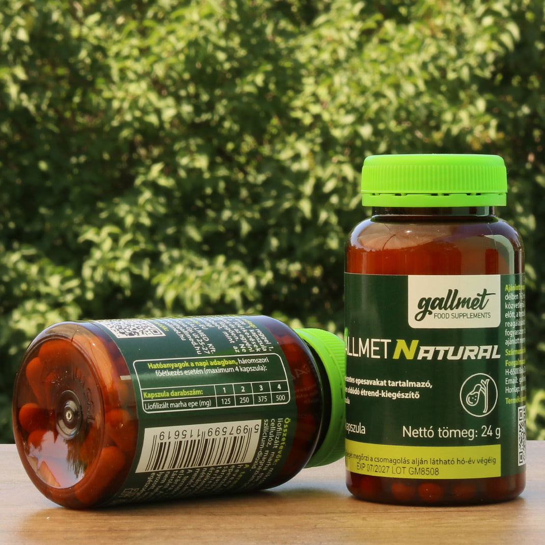 Gallmet Natural капсули с жлъчни киселини • 90 бр.