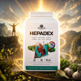 HEPADEX комплекс за регенерация на черния дроб и подобряване на здравето на черния дроб • 60 капсули