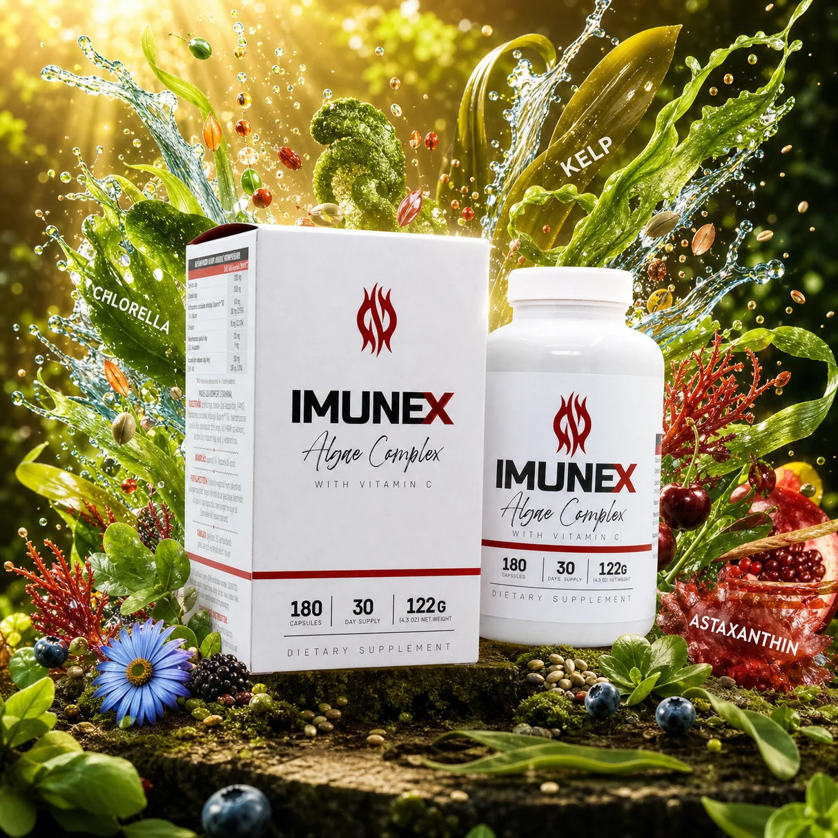 IMUNEX Комплекс от водорасли, 180 капсули