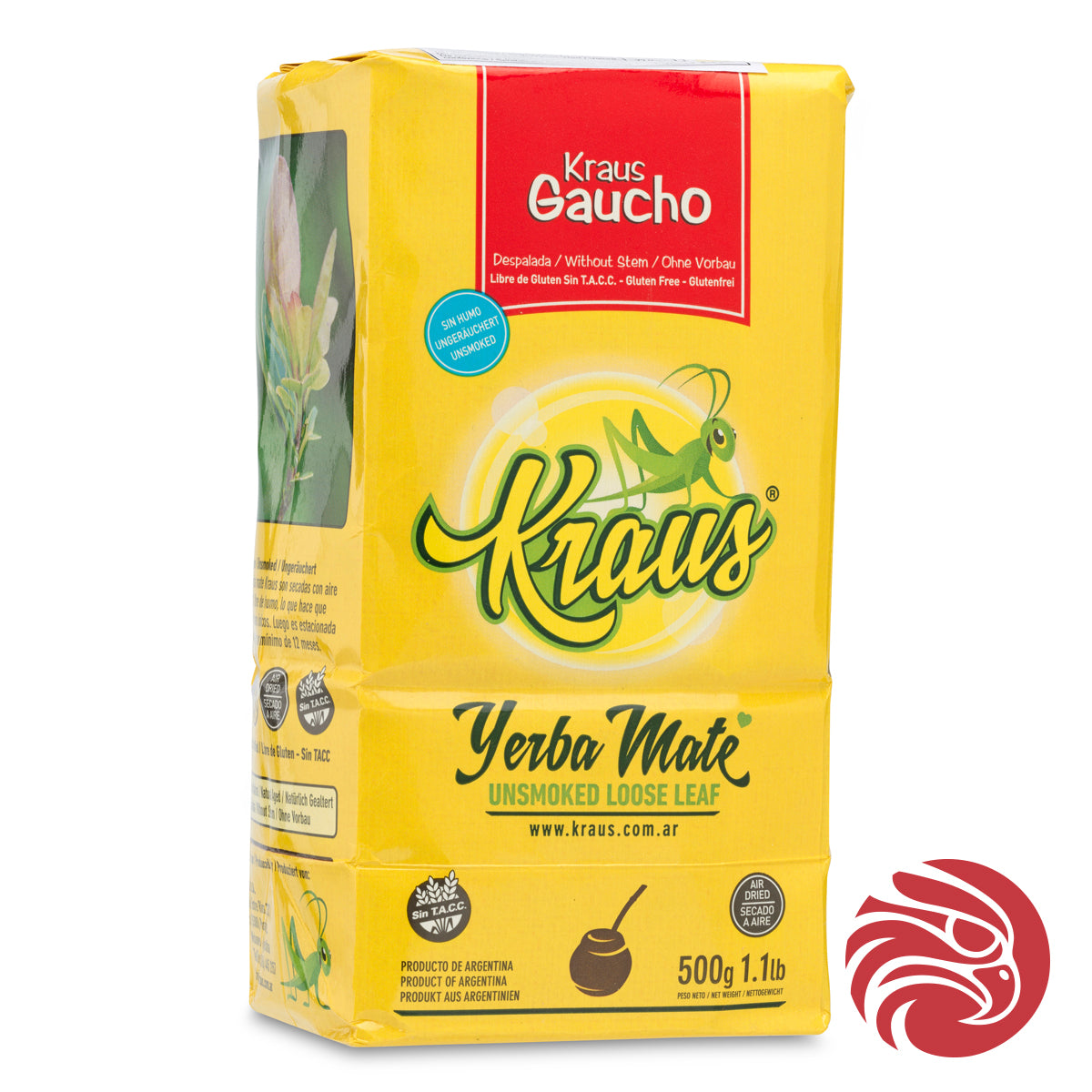 Йерба мате Kraus • Gaucho, Sin palo – без дръжки • 500 g