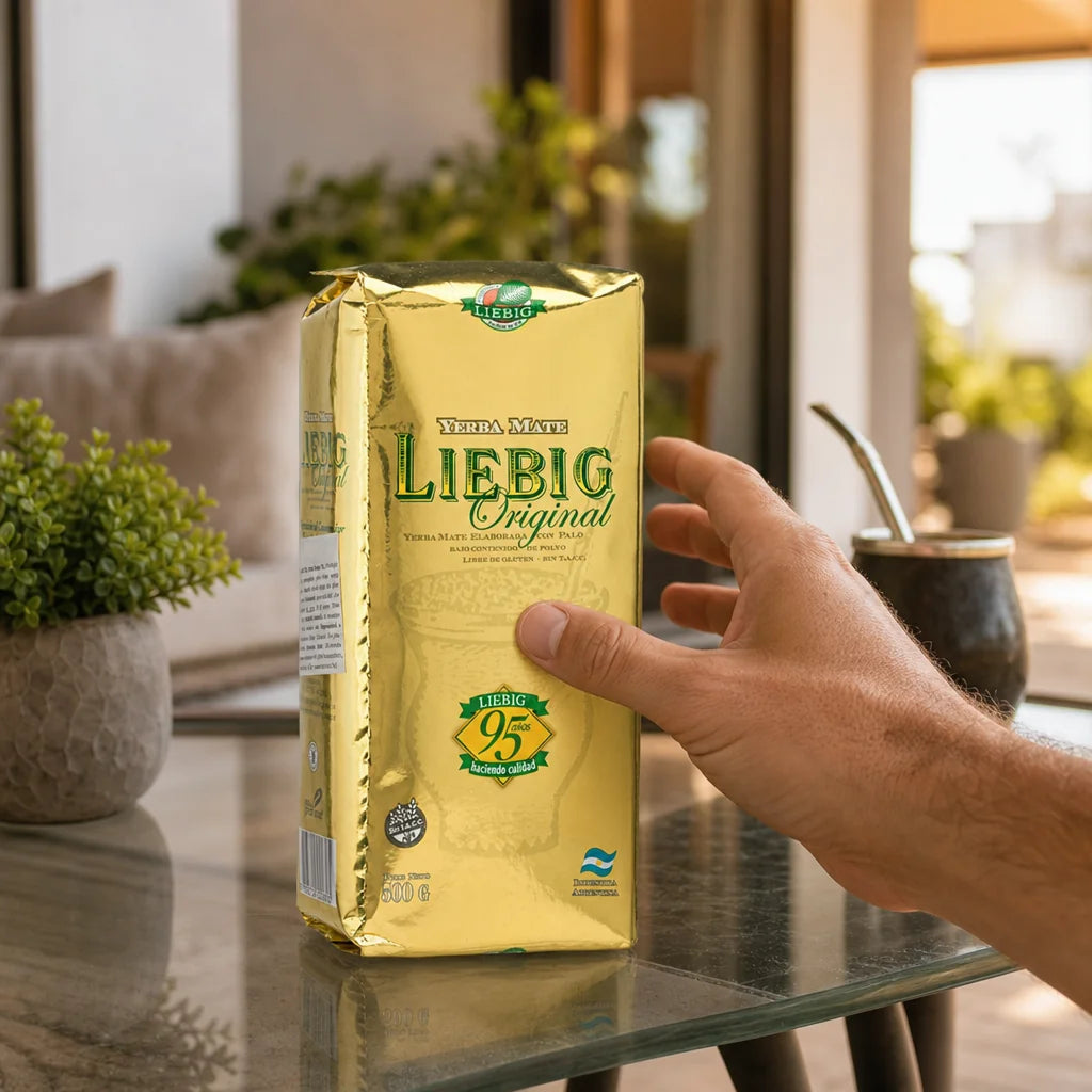 Liebig Original чай йерба мате • Приготвен със стъбла • 500 g