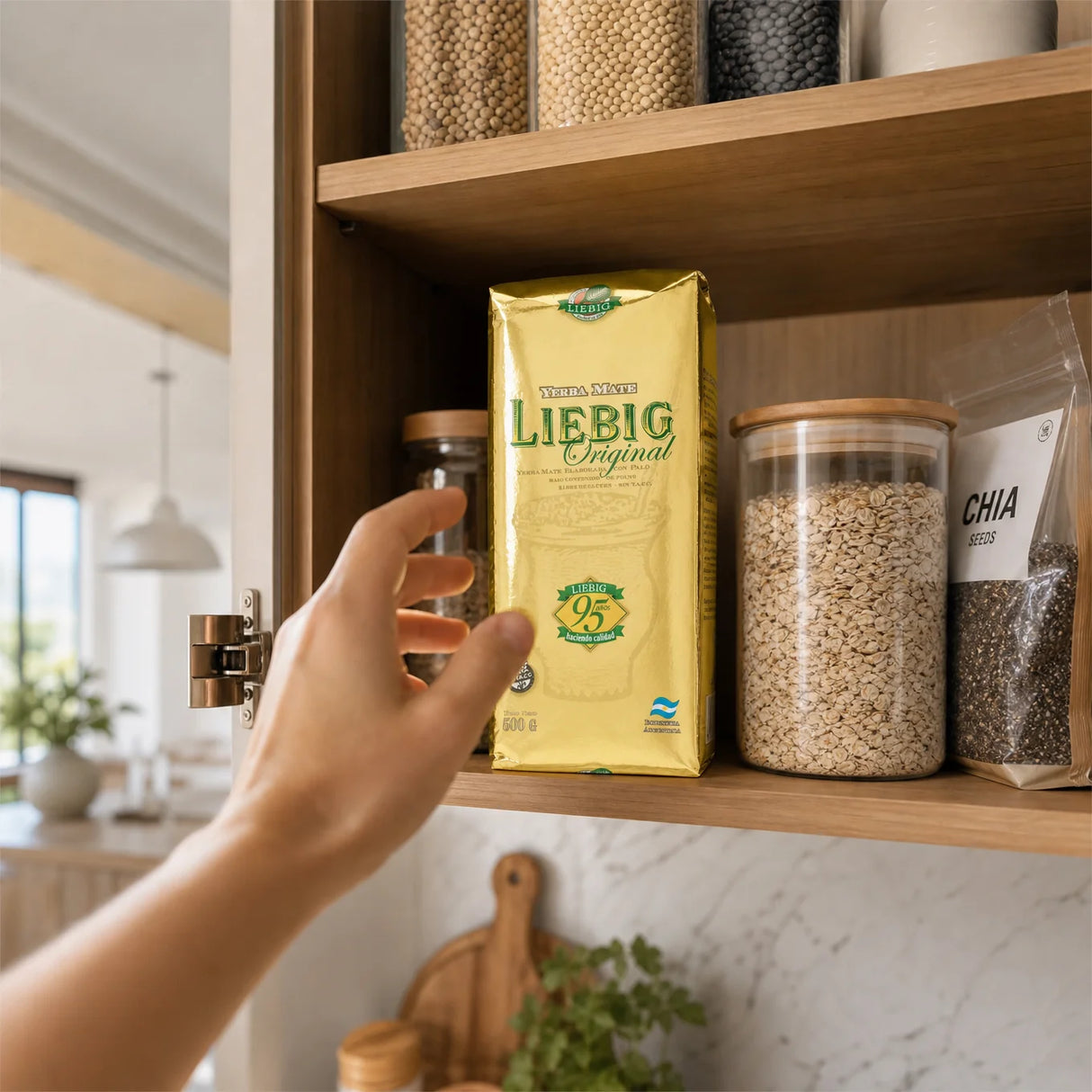 Liebig Original чай йерба мате • Приготвен със стъбла • 500 g