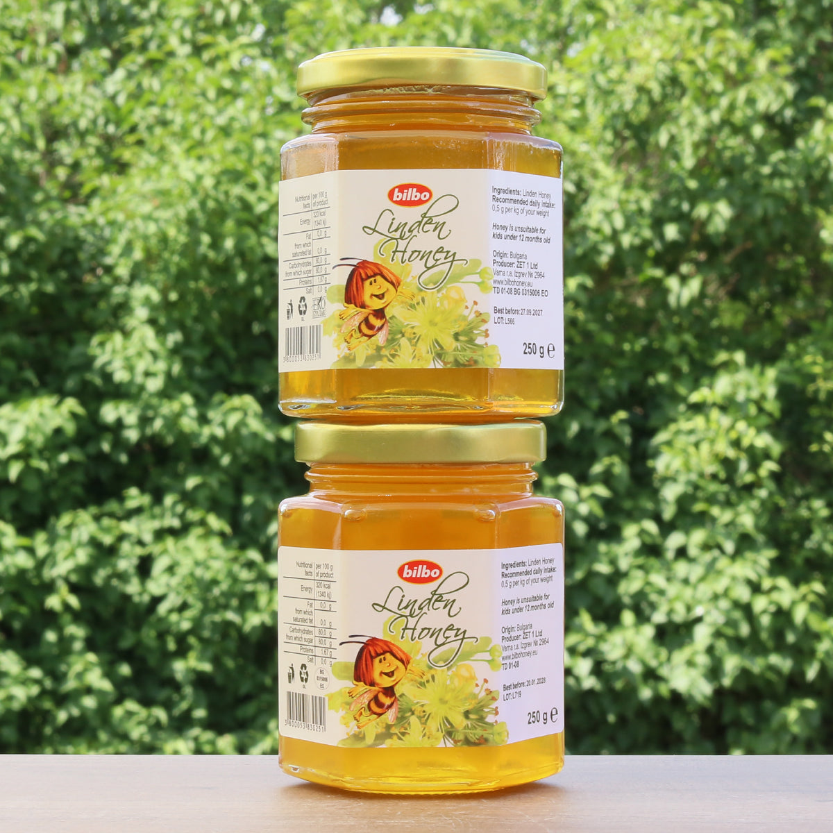 Bilbo суров липов мед • 250 g