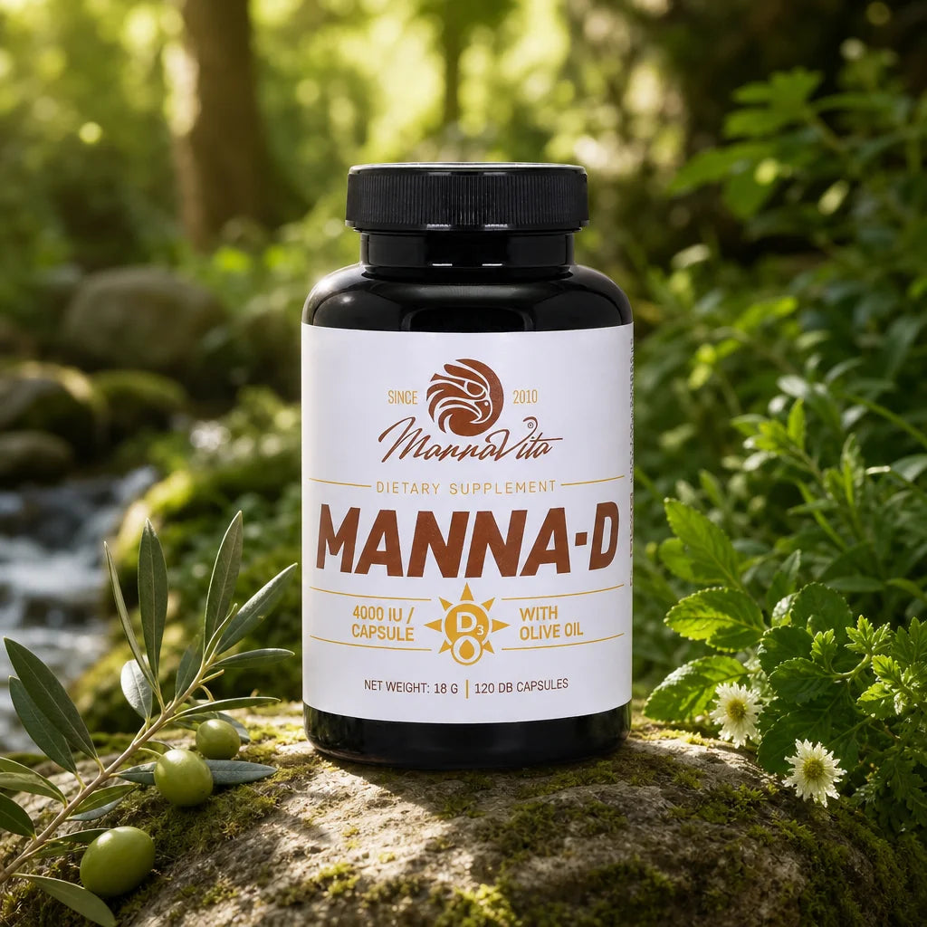 MANNA-D D3 Витамин в зехтин 4000 IU • 120 капсули