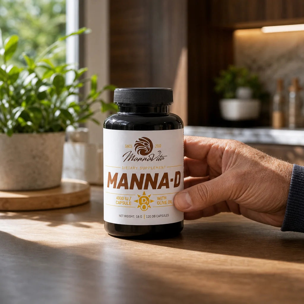 MANNA-D D3 Витамин в зехтин 4000 IU • 120 капсули