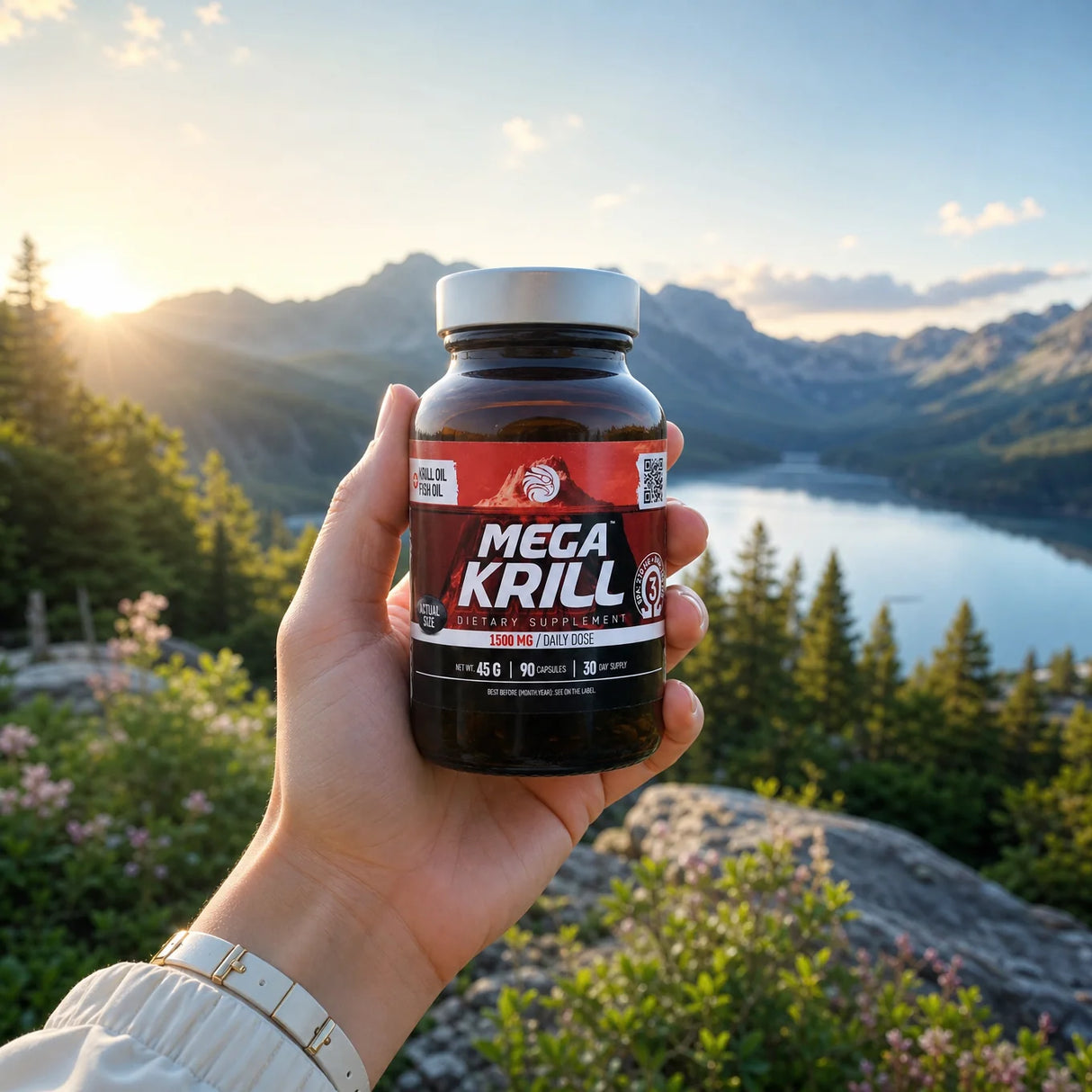 MegaKRILL 1500 mg масло от крил + рибено масло • 90 капсули