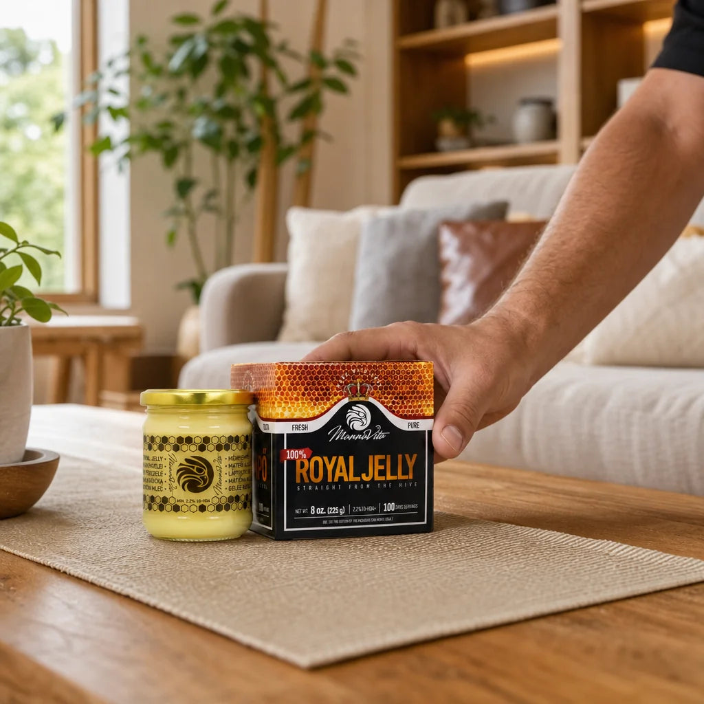Mannavita Premium Пчелно Млечице 2,5% 10-HDA, 100g