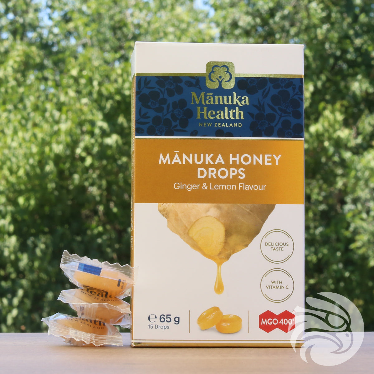 Медени таблетки Манука с натурален джинджифил и лимон • 15 бр.