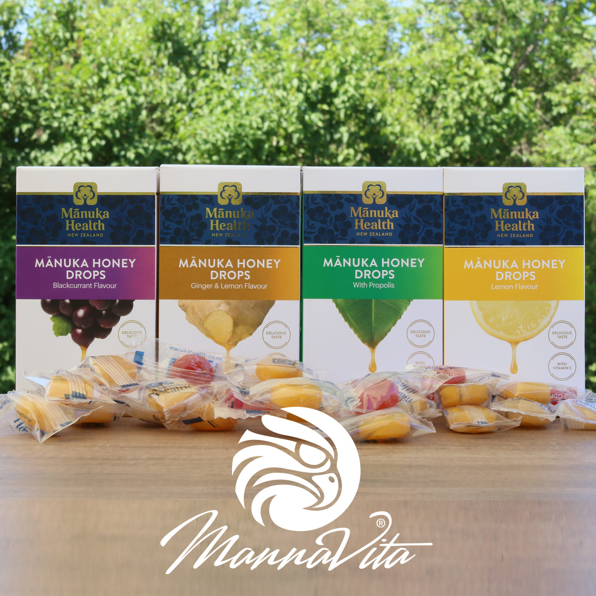 Пастили с манука мед и касис • 15 бр.