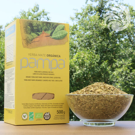 Органичен чай йерба мате Pampa • Произведен с дръжки • 500 g
