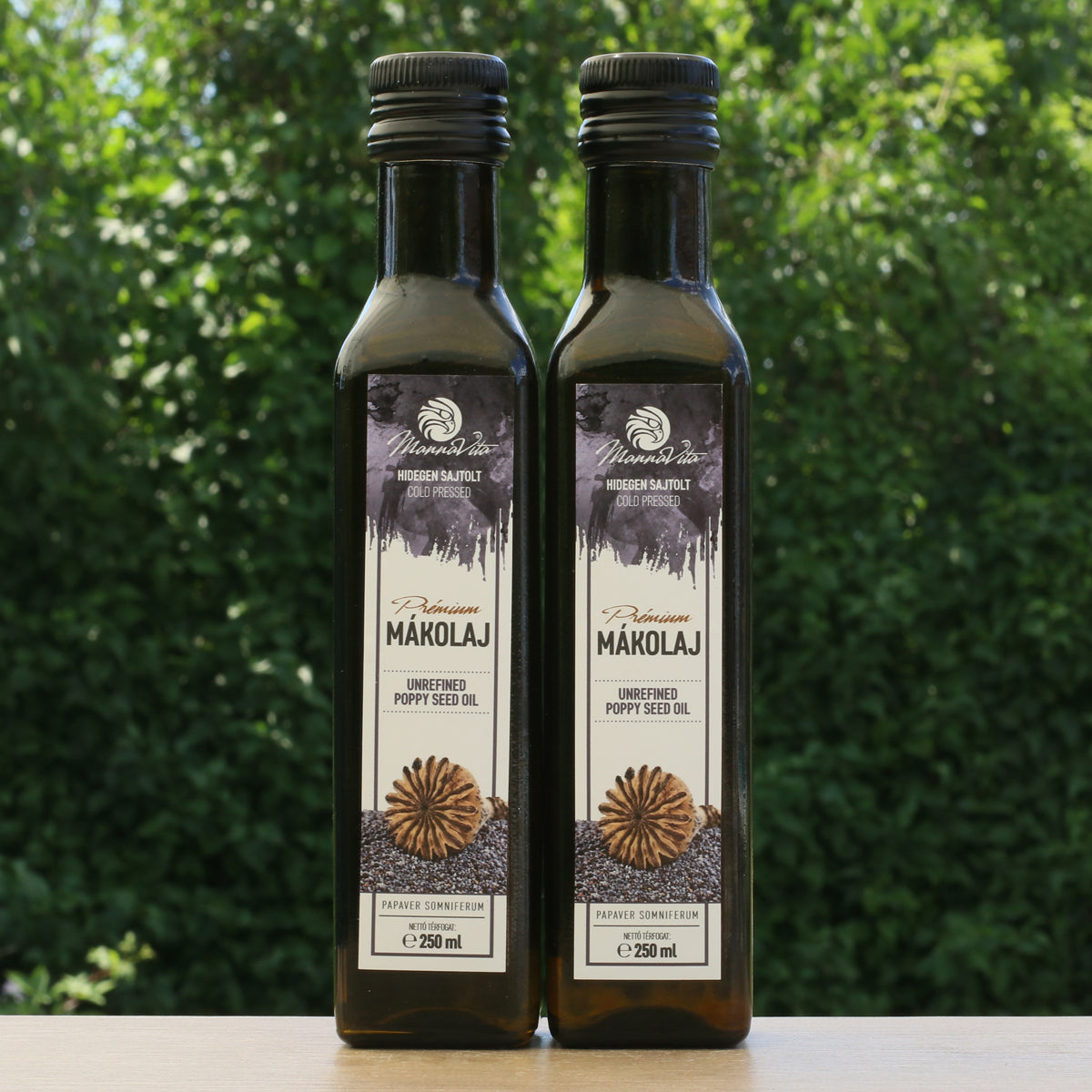 Mannavita унгарско студено пресовано олио от маково семе • 250 мл