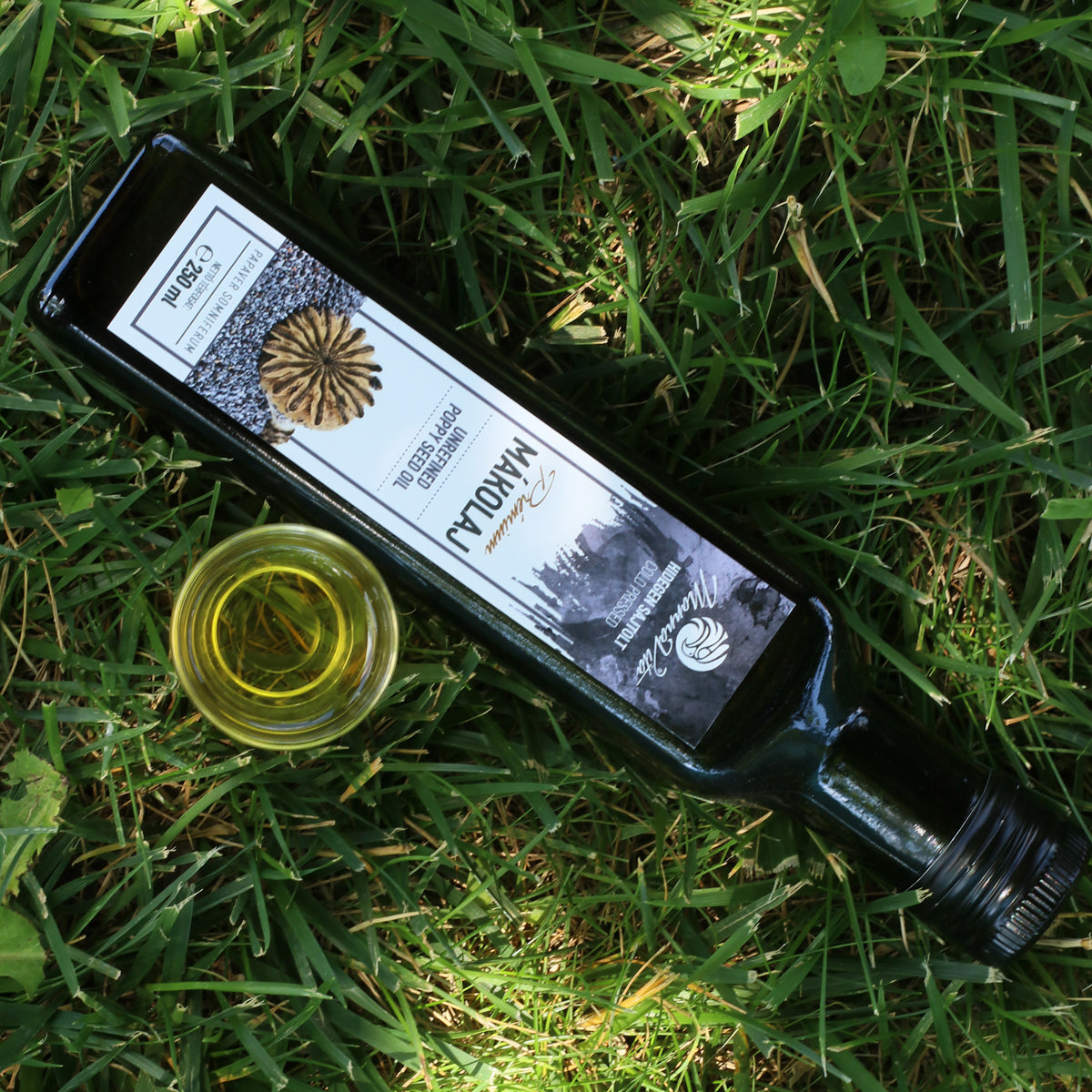 Mannavita унгарско студено пресовано олио от маково семе • 250 мл