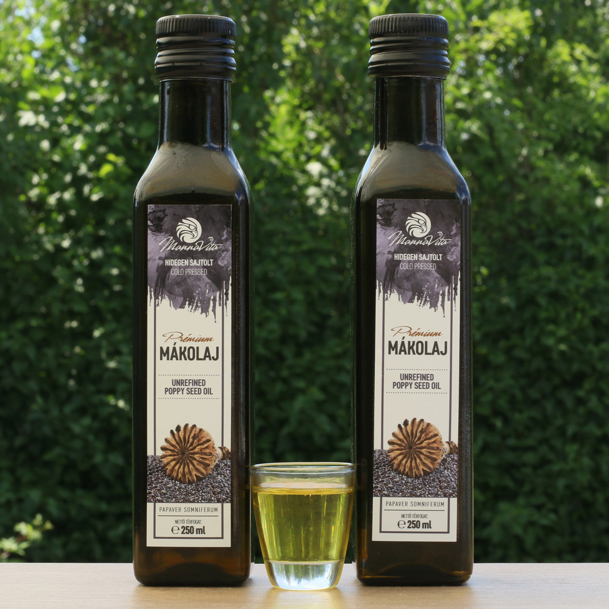Mannavita унгарско студено пресовано олио от маково семе • 250 мл